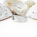 Organic Flow White Gold and Diamond Ring