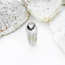 Organic Flow White Gold and Diamond Ring