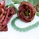 Multi-Stone Oval Cut Emerald Silver Bracelet