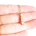 Perfect Harmony White Diamond Yellow Gold Pendant