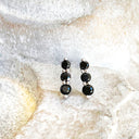 Black Diamond white gold studs