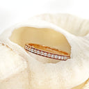 Rose Gold White Diamond Eternity ring