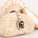 Black Diamond White Gold Pendant