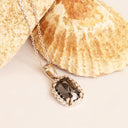 Black Diamond White Gold Pendant
