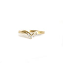 Seven Diamond Crown Yellow Gold Ring