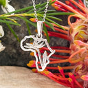 Silver Strelitzia bird of paradise Africa Pendant