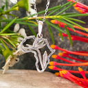 Silver Strelitzia bird of paradise Africa Pendant