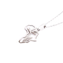 Silver Strelitzia bird of paradise Africa Pendant