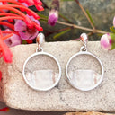 Silver table Mountain Earrings