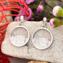 Silver table Mountain Earrings
