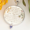Silver Double Rhino Africa Coin With Trilliant Tanzanite Detail Pendant