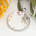 Silver Rhino Coin Pendant