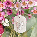 Silver Leopard pendant