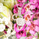 Silver Lion Africa map pendant