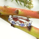 Silver tanzanite Africa Ring
