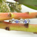 Silver tanzanite Africa Ring