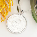 Silver Kruger Rand Pendant