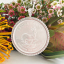 Silver Kruger Rand Pendant