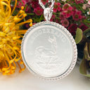Silver Kruger Rand Pendant