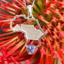 Tanzanite Table Mountain in Africa Silver Pendant