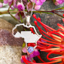 Tanzanite Table Mountain in Africa Silver Pendant