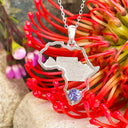 Tanzanite Table Mountain in Africa Silver Pendant