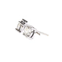 White Diamond White Gold Studs