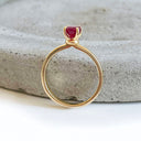 Solitaire Ruby ring