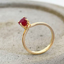 Solitaire Ruby ring