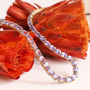 Spectacular Oval Cut Tanzanite Tennis Necklace