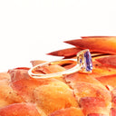 Sublime Solitaire Trilliant Cut Tanzanite Rose Gold Ring