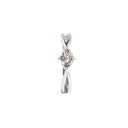 Sweet and Sultry Twist White Diamond White Gold Ring