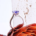 The Celestial Bridge Tanzanite And Diamond Ring In White Gold