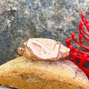 3D Rose Gold Table Mountain Ring