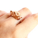 The Plateau Table Mountain Ring in Rose Gold