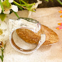 3D Silver Table Mountain Ring