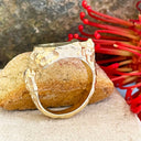 3D yellow gold Table Mountain Ring