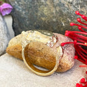 3D yellow gold Table Mountain Ring