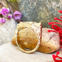 3D yellow gold Table Mountain Ring