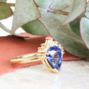 Sapphire and Diamond Yellow Gold Ring