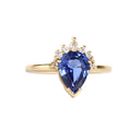 Tiara Dreams Sapphire and Diamond Ring