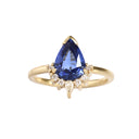Tiara Dreams Sapphire and Diamond Ring