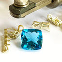 Loose Blue topaz gemstone