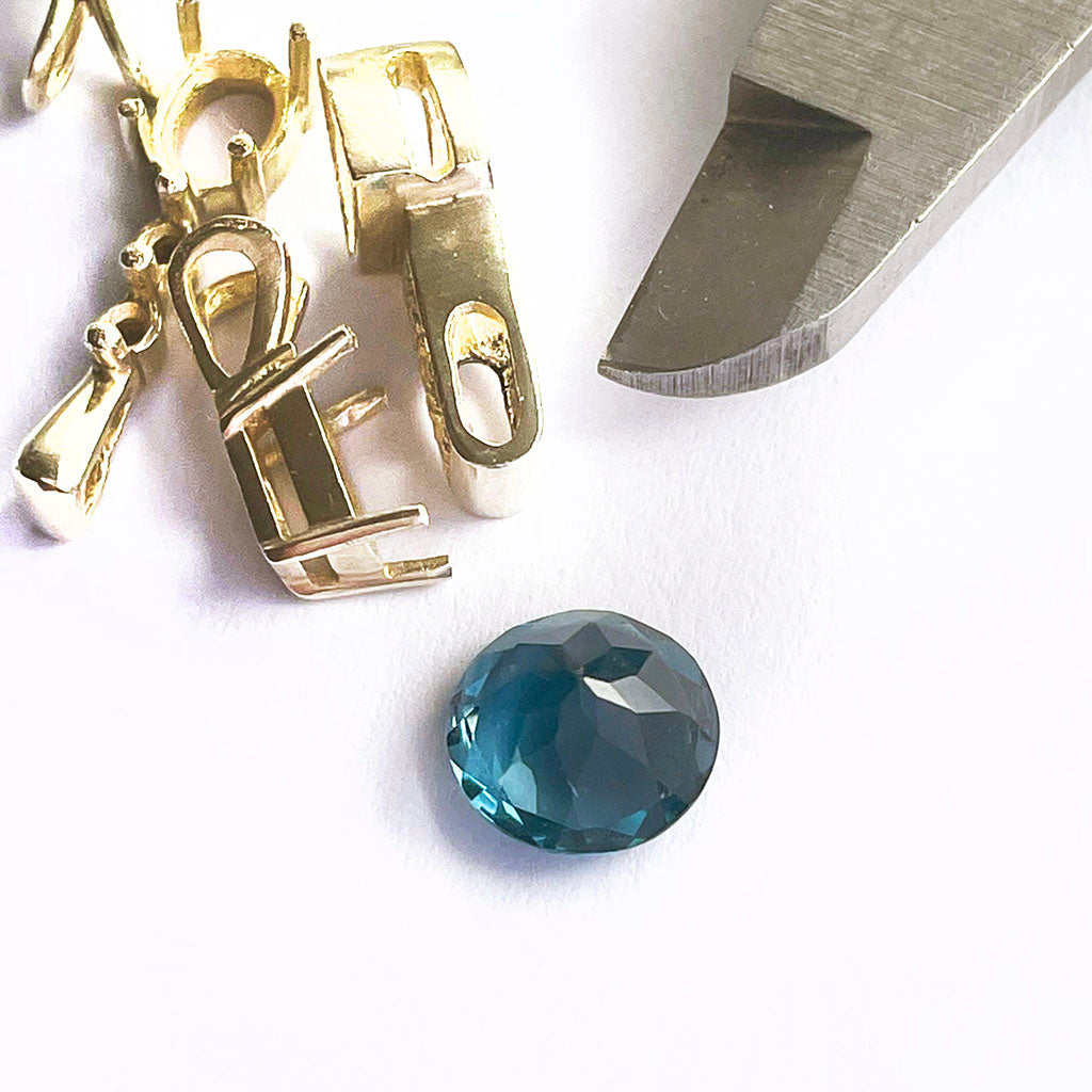 Loose London Blue Topaz Gemstone