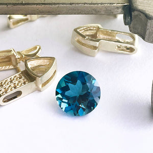 Loose London Blue Topaz Gemstone