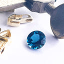 Topaz - London Blue Round Cut - 2.89ct