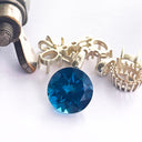 Loose London blue topaz gemstone