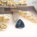 Topaz - London Blue Trilliant Cut - 2.13ct