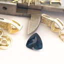 Topaz - London Blue Trilliant Cut - 2.13ct