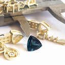 Topaz - London Blue Trilliant Cut - 2.13ct